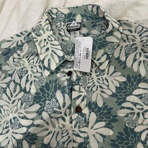 [ NWT ] manuheali’i men’s pullover aloha shirt in wailele
